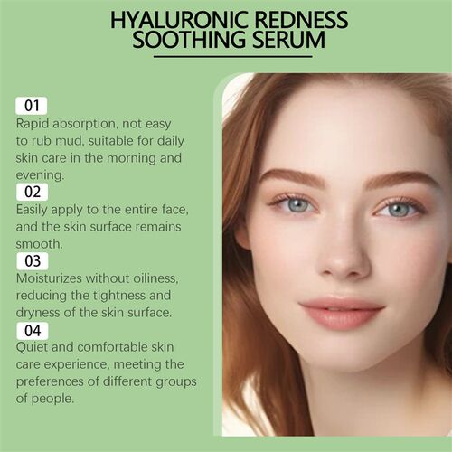 HOYGI Hyaluronic Acid Soothing Essence - Light green, hydrat