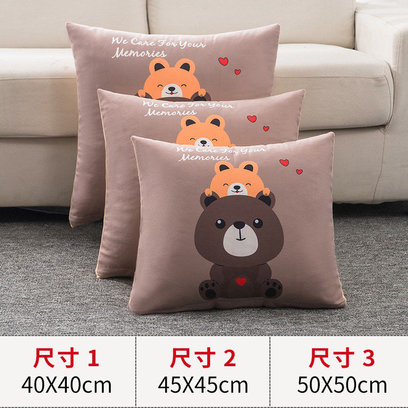 Throw pillow sofa back cushion cover velvet Pillow case图片