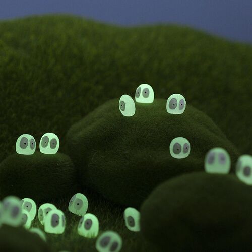 5-10Pcs Mini Luminous Briquettes Elfs Dust Sprite Micro Orna