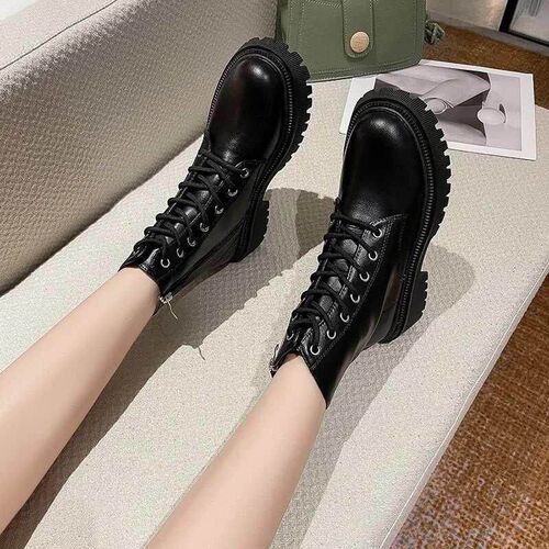 Women Ankle Boots Fashion Autumn  2023 Casual Female White C