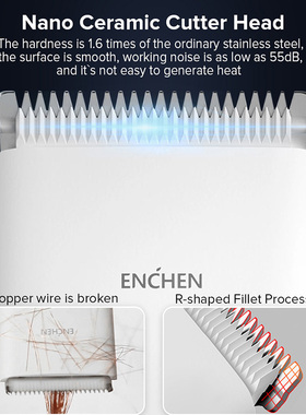 ENCHEN Boost USB Electric Hair Clippers Trimmers For Men Adu