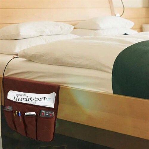 Bedside Storage Organizer Non-Slip Remote Control Holder