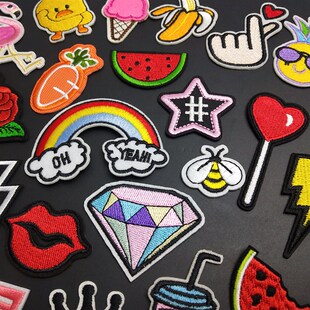 Cute Animal Badge ers DIY Embroidery Patches For Kids Clothi