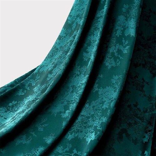 1/2/3M Imitation Silk Fabric Floral Jacquard Satin Brocade