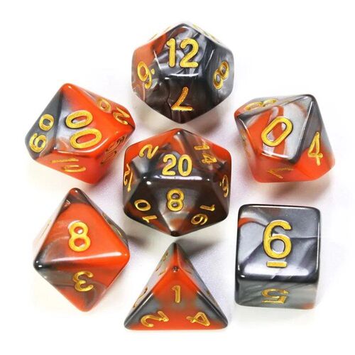 Dice DND Game Dice Role Dice Mixing Colours Dice Set With Ba