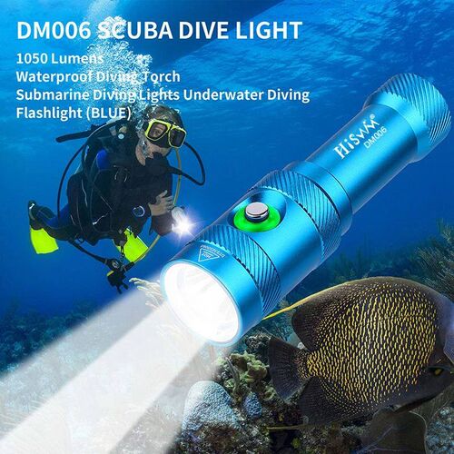 HISWN DM006 Professional diving flashlight 1050LM 10W high p