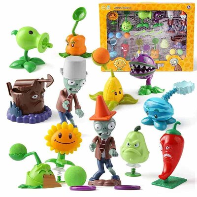 Plants vs Zombies 2 Playset Cactus Peashooter Coconut Cannon