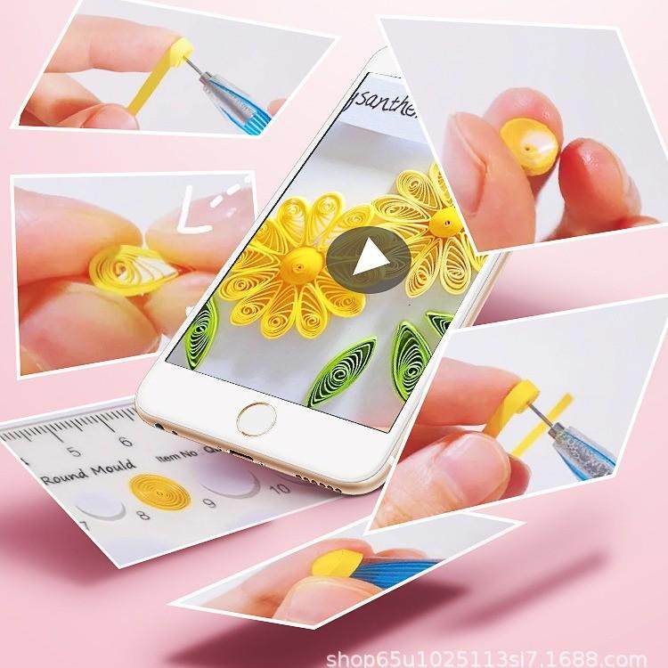 衍纸材料包衍纸画装线稿图手工diy材料包彩色手工折纸学生儿童,节庆用品/礼品,创意/设计灯,淘宝优惠券,粉丝福利购,淘宝优惠卷