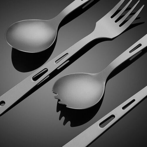 Spot Pure Titanium Tableware Spoon Pure Titanium Tableware S