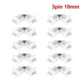 Sol Shape LED Packs Strip Pin Connectors 10mm