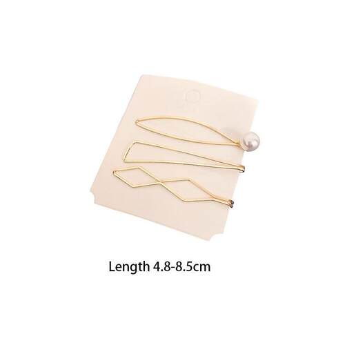 3/4/5 Pcs/Set Fashion Pearl Hair Clips for Women Sweet Girl