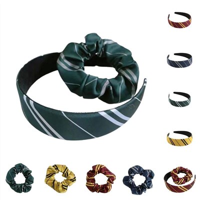 Wizard Magic Headband School Slytherin Striped Head Wear