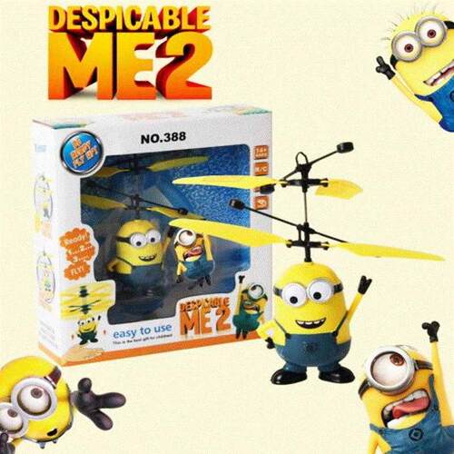 11 PC  Fly Minion Toy RC Helicopter Rio Sensor Remote