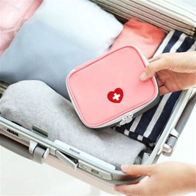 1Pc Cute Mini Portable Medicine Bag Storage First Aid Kit Me