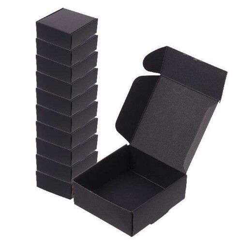 20 Pcs Black Packaging Boxes Mailing Carton Paper Holder