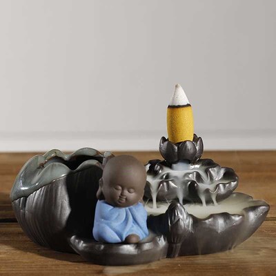 backflow tower fragrant cone ceramic incense burner spice sa