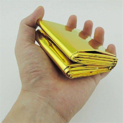 3 Pcs Outdoor Supplies Aluminum Foil Emergency Blanket