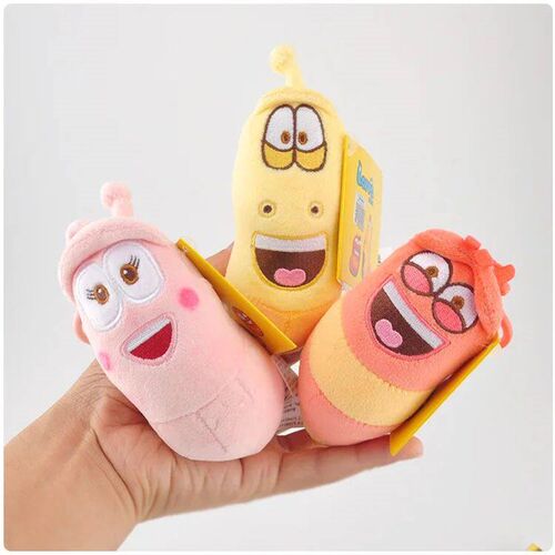 10cm Cartoon Yellow Insect Red Insect Larva Funny Toys Stuff