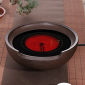 老岩泥电陶炉茶炉陶瓷静音功夫煮茶器家用铁壶铜银玻璃烧水泡茶炉