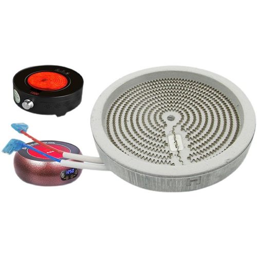 电陶炉茶炉配件12CM德国发热盘迷你电陶茶炉炉盘发热丝炉芯加热