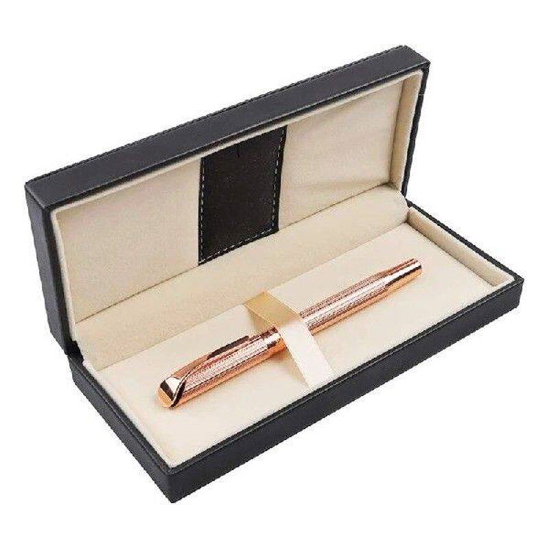 PU Pen Box Rectangular Gift Pen Box Fashion Upscale - 实物图