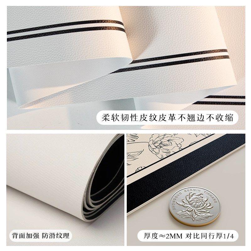 油画风书桌垫防水防油免洗书房学习桌垫办公室桌面保护垫茶几台布,居家布艺,桌布,淘宝优惠券,粉丝福利购,淘宝优惠卷