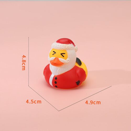 Christmas 5CM little yellow duck childrens water toys knead