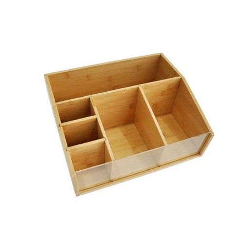 Remote Control Holder Bamboo Multipurpose Space Saving