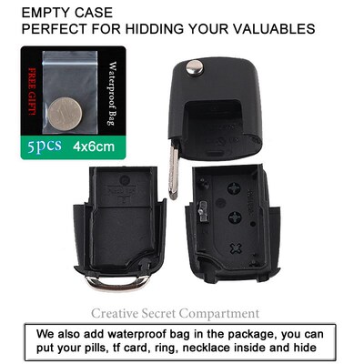 Creative Fake Car Key Hidden Secret Stash Box Diversion Safe