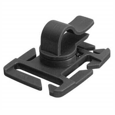 2PCS Rotatable Drinking Tube Clip Molle Hydration Bladder Dr