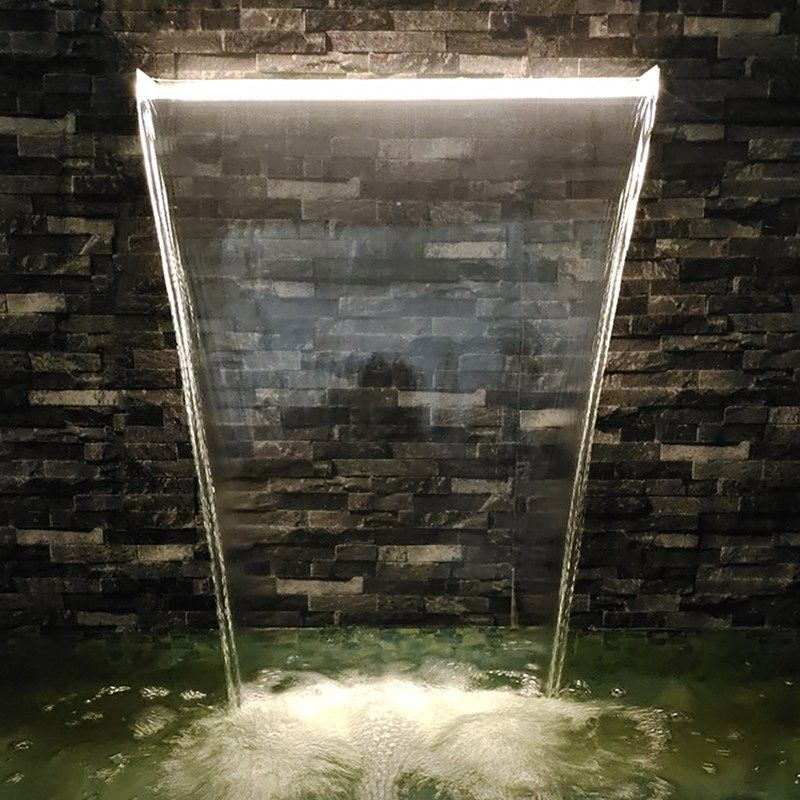 园林花园景观LED水幕墙不锈钢瀑布水景出水口鱼池流水叠水瀑布口,商业/办公家具,叠水瀑布,淘宝优惠券,粉丝福利购,淘宝优惠卷