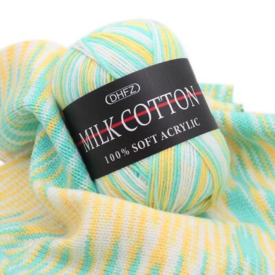 Milk Cotton Yarn Comfortable Wool Blended Thread Apparel Sew
