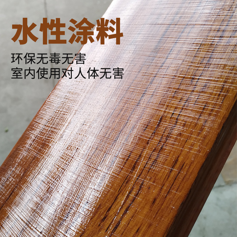 panhoo木材封闭涂料别墅木作防水防潮透明水性漆实木家具木门防霉