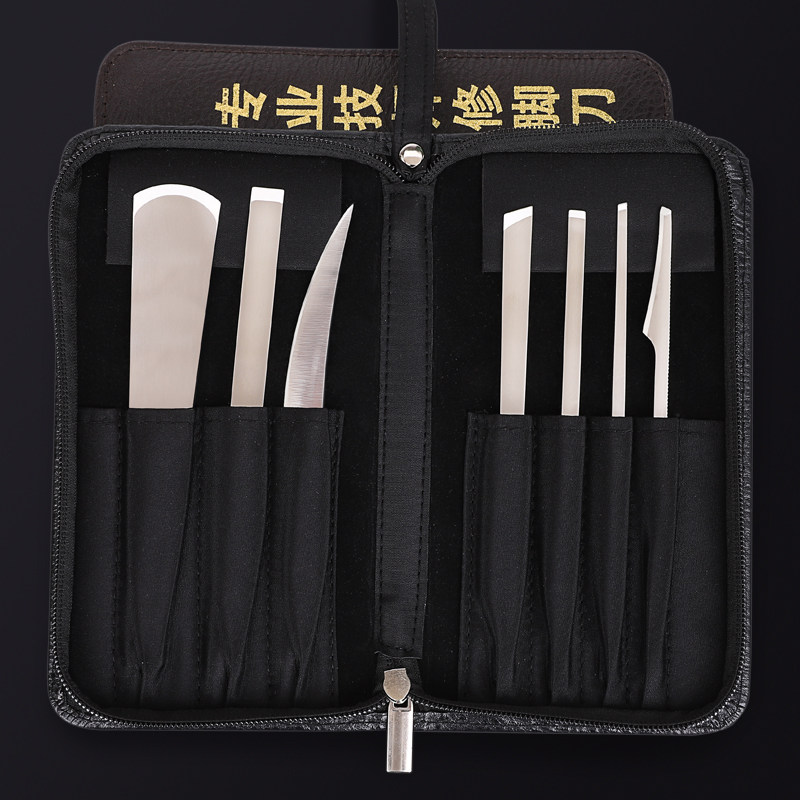 专业修脚刀套装去死皮扦脚刀甲沟灰指甲嵌甲修脚大师扬州三把刀