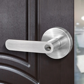 门锁室内卧室房门锁家用免改打孔卫生间通用型执手锁静音木门锁具