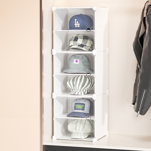 帽子展示柜透明防尘落地放包围巾衣服置物架卧室手袋皮包收纳神器