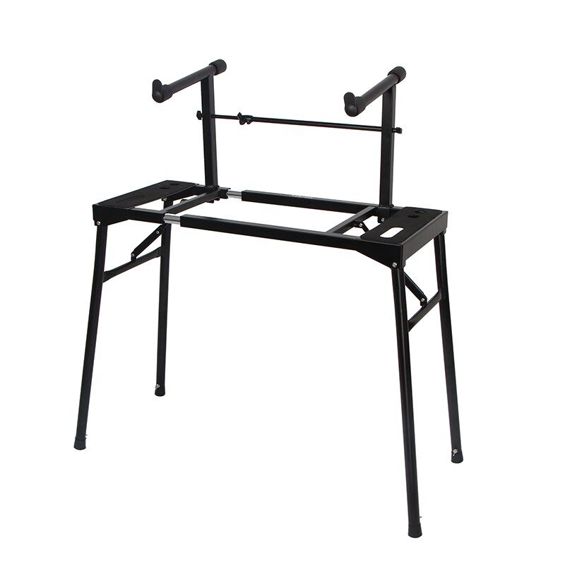 电钢琴架88键61键电子琴架通用键盘支架双层便携折叠钢琴架子家用