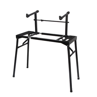 电钢琴架88键61键电子琴架通用键盘支架双层便携折叠钢琴架子家用