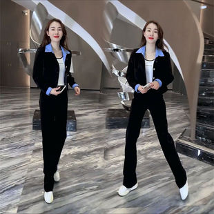 春装女2023新款春秋小个子级感西装职业套装女时髦洋气时尚休闲