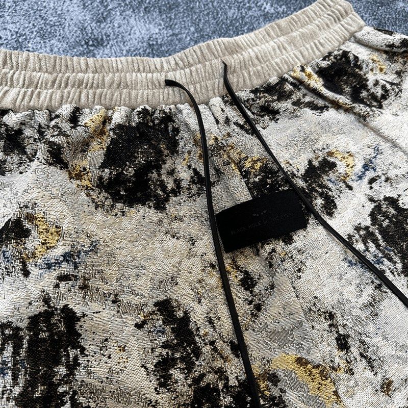 黑洞之眼 提花工艺重磅短裤 面料定制五分裤硬挺轻薄夏装宽松潮,男装,短裤,淘宝优惠券,粉丝福利购,淘宝优惠卷