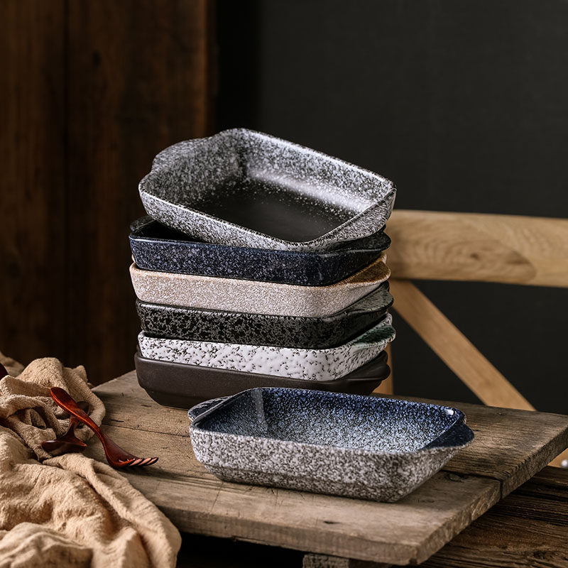 芝士焗饭盘 家用 沙拉盘陶瓷烤盘创意微波炉烤盘烤箱专用烘焙餐具