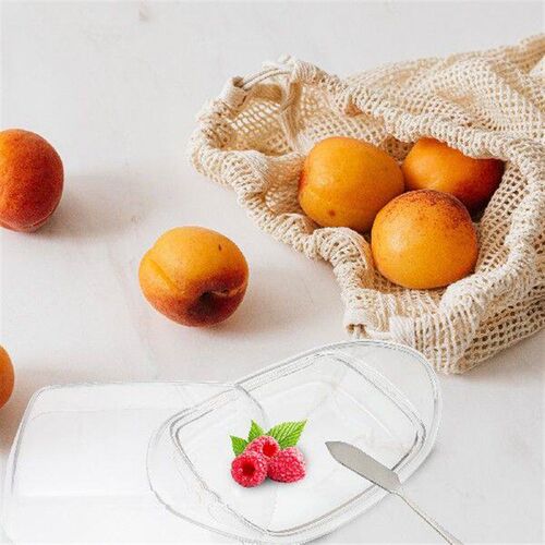 Butter Dishes Covered Container Crisper Storage Holder