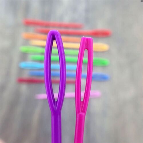 20PCs Mixed Color 7cm/9cm Plastic Knitting Needles Crochet H