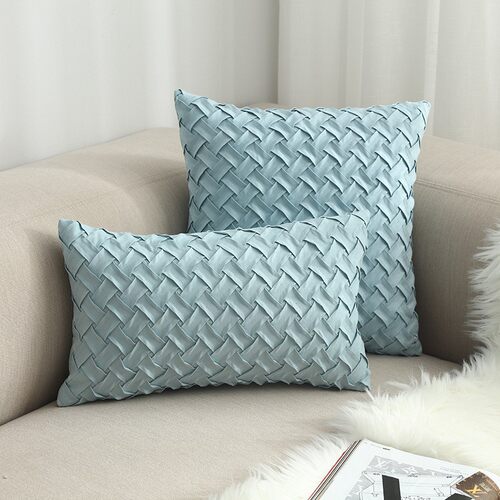 Nordic pillowcase hand-woven deerskin velvet cushion cover
