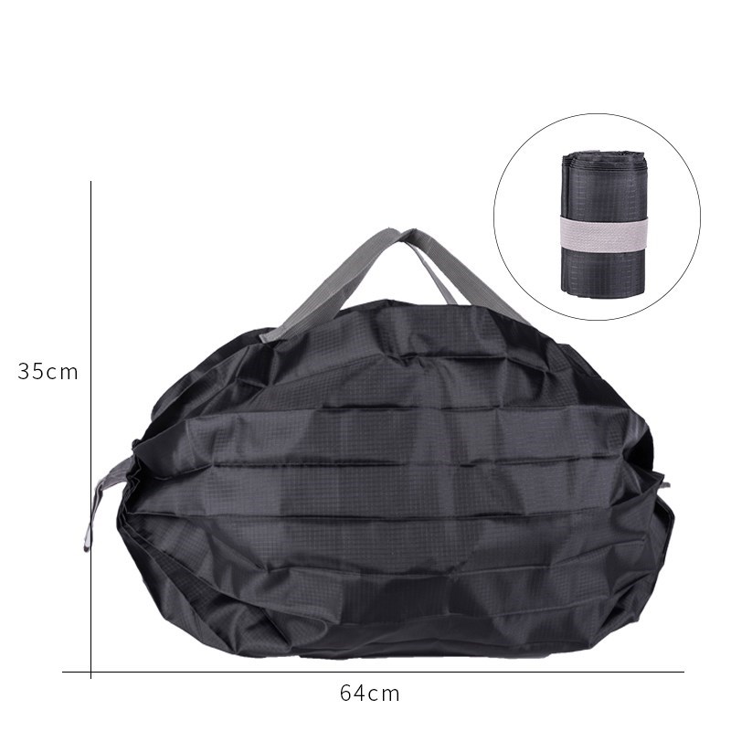 MABULA Small Reusable Shopping Compact Easy Foldable Tote B图片