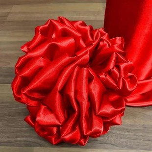 红布条乔迁大红花球新房大门头庆典红花剪彩红绸布婚庆表彰车头花