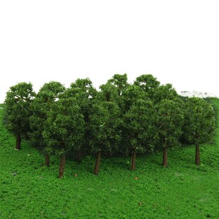 50Pcs Model rees Train Railroad Micro Landscape Layout ama S