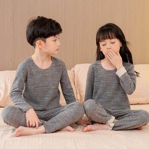 High Technology Thermal Underwear Children Clothing Sets Sea