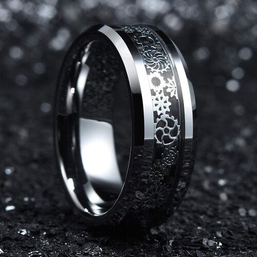 Steampunk Vintage Silver Color Gear Wheel Stainless Steel