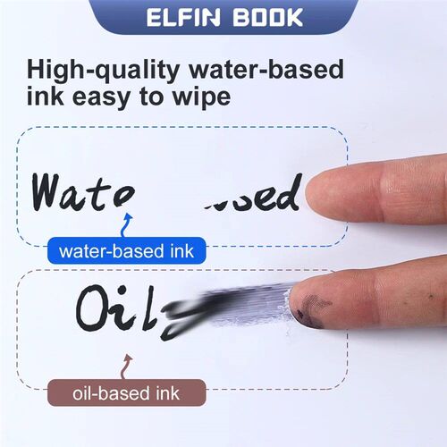 ELFIN BOOK 8 Colors Whiteboard Pens, Fine Tip Magnetic Water